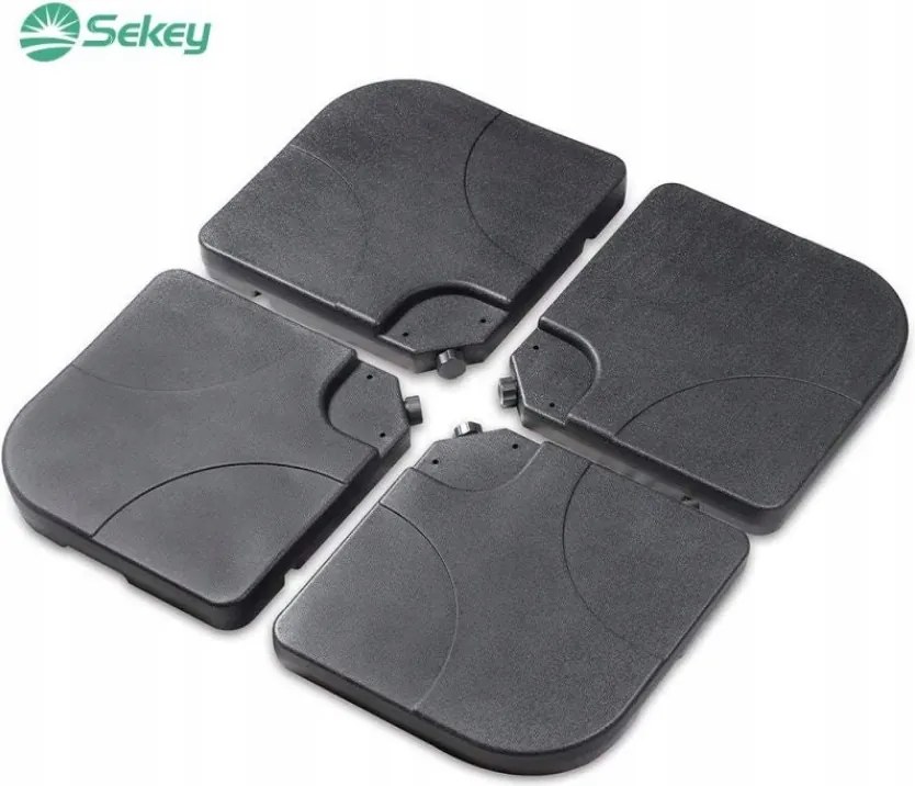 Kerti Napernyőtartó Állvány Fekete 60-80 Kg Sekey