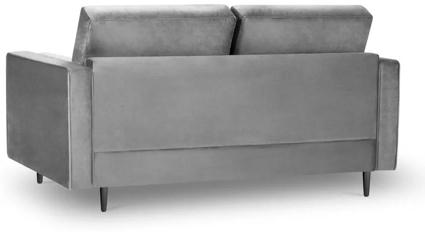 Santo világosszürke bársonykanapé, 174 cm - Milo Casa