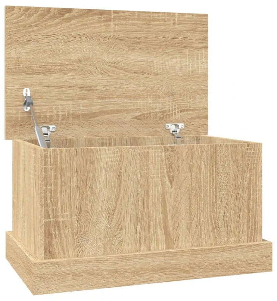 sonoma tölgyfa tárolóláda 50 x 30 x 28 cm