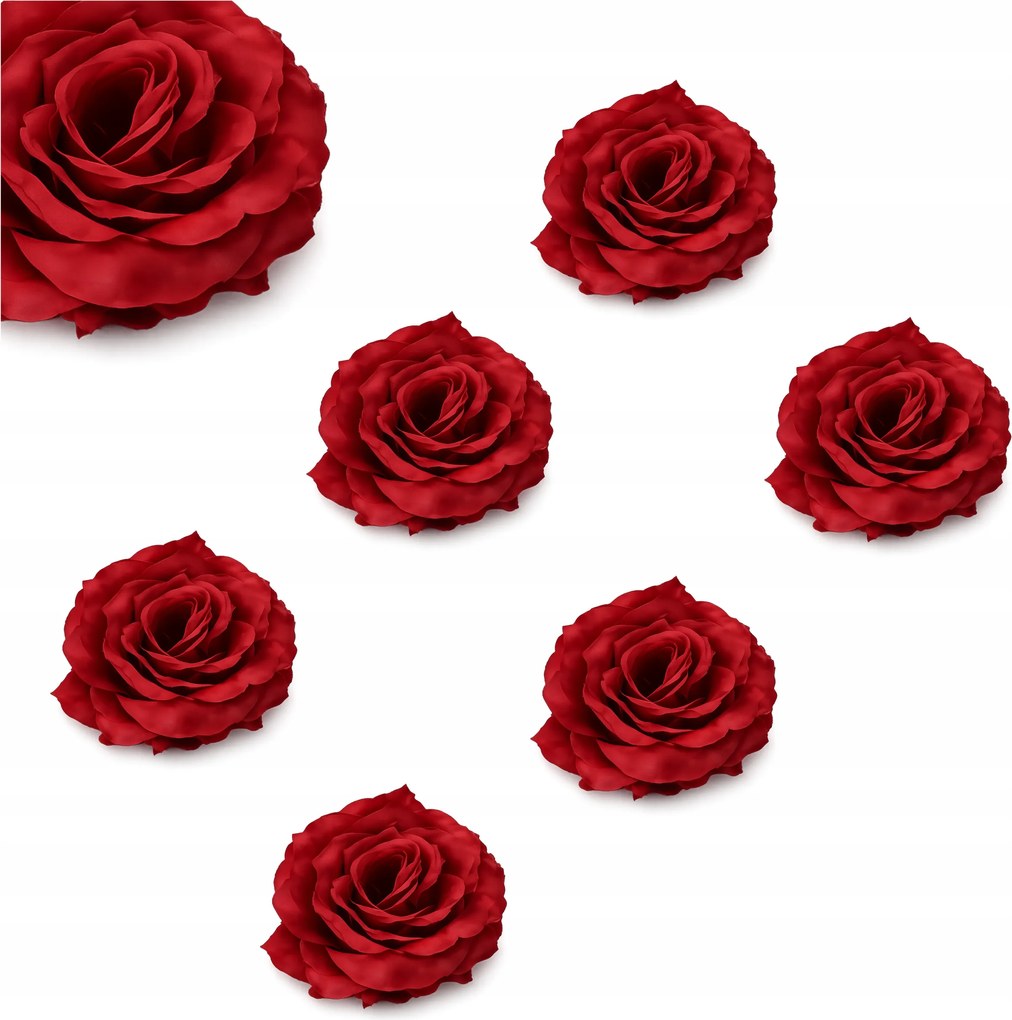 Rózsa Mesterséges Fej Mesterséges Termék Mint Élő VIP6438-AN043 6 db