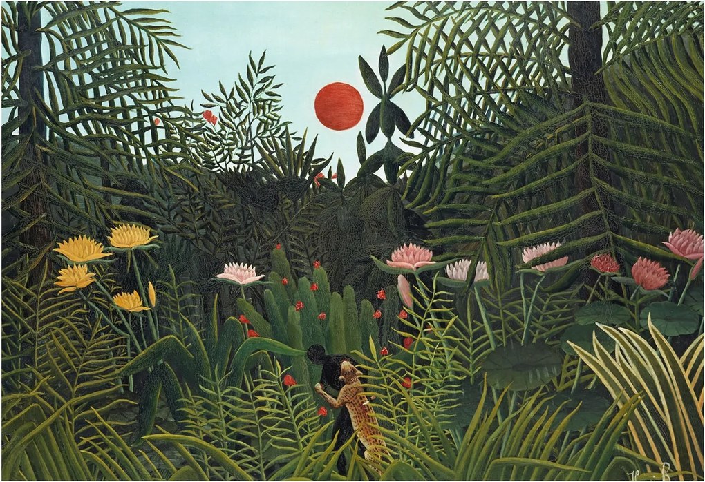 Fotótapéta Flizelin az Otthon szobájába 3D Egzotikus tájkép 152x104 Ragasztó