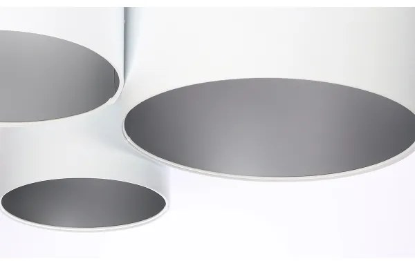 Mennyezeti lámpa SPACE 3xE27/60W/230V fehér/ezüst