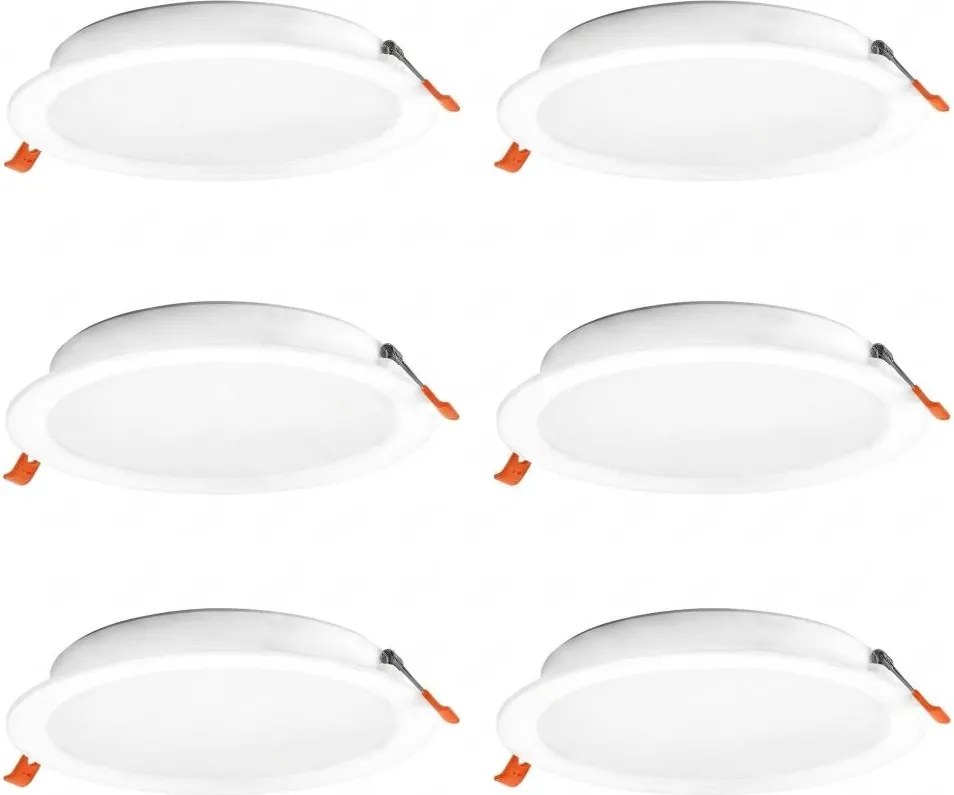 Osram - 6 darabos szett ESSENTIAL LED/18W/230V beépíthető mennyezeti lámpatest, Ø 22 cm, fehér