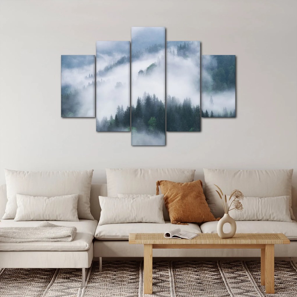 Kép - Fák a ködben (150x105 cm)