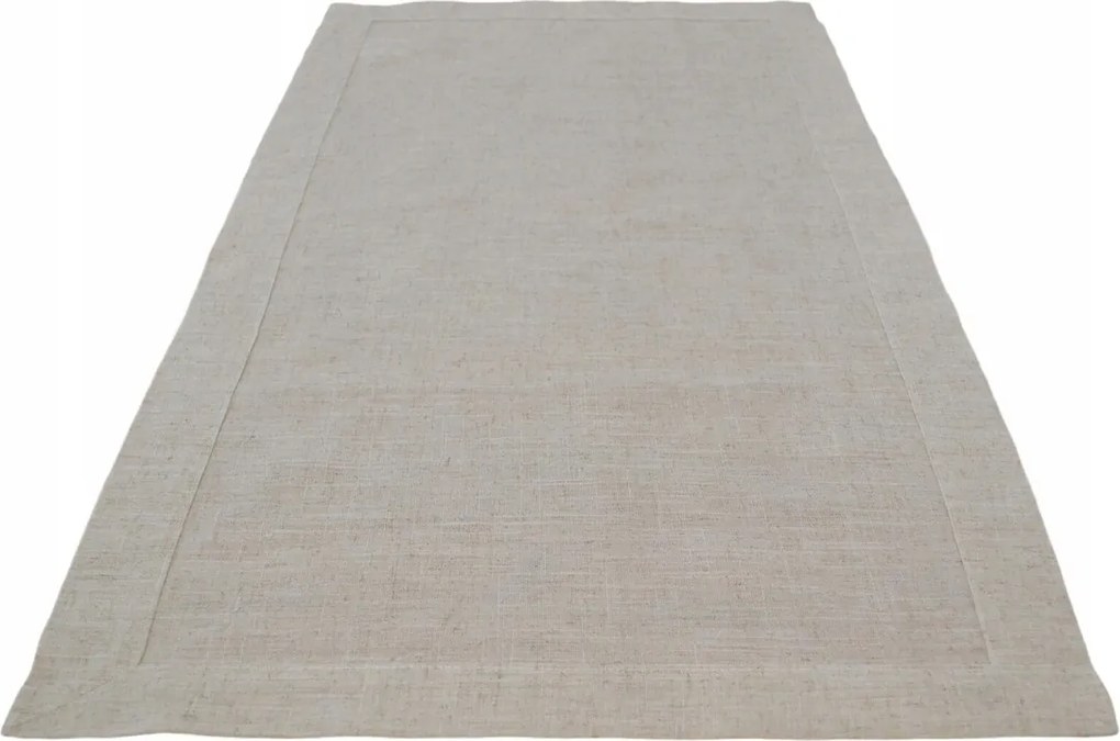 Abrosz Natura boho lenvászon 140x240 bézs