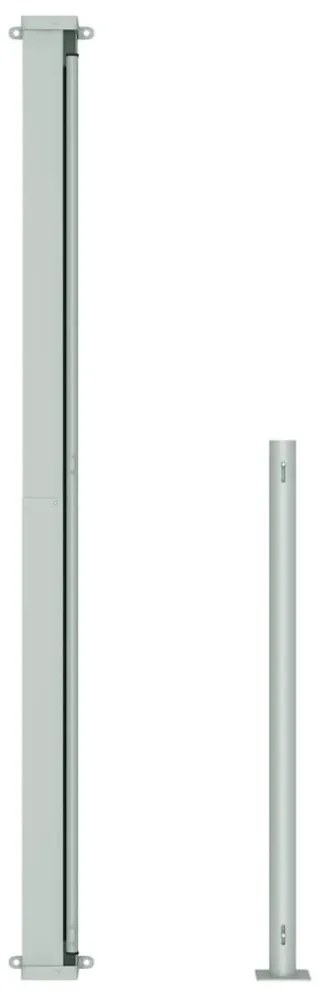 krémszínű behúzható oldalsó terasznapellenző 220 x 500 cm