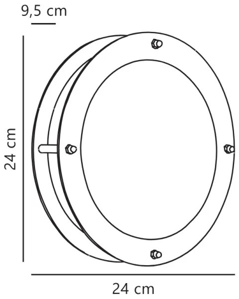 Nordlux - Kültéri fali lámpa MALTA 1xE27/60W/230V IP54 ezüst