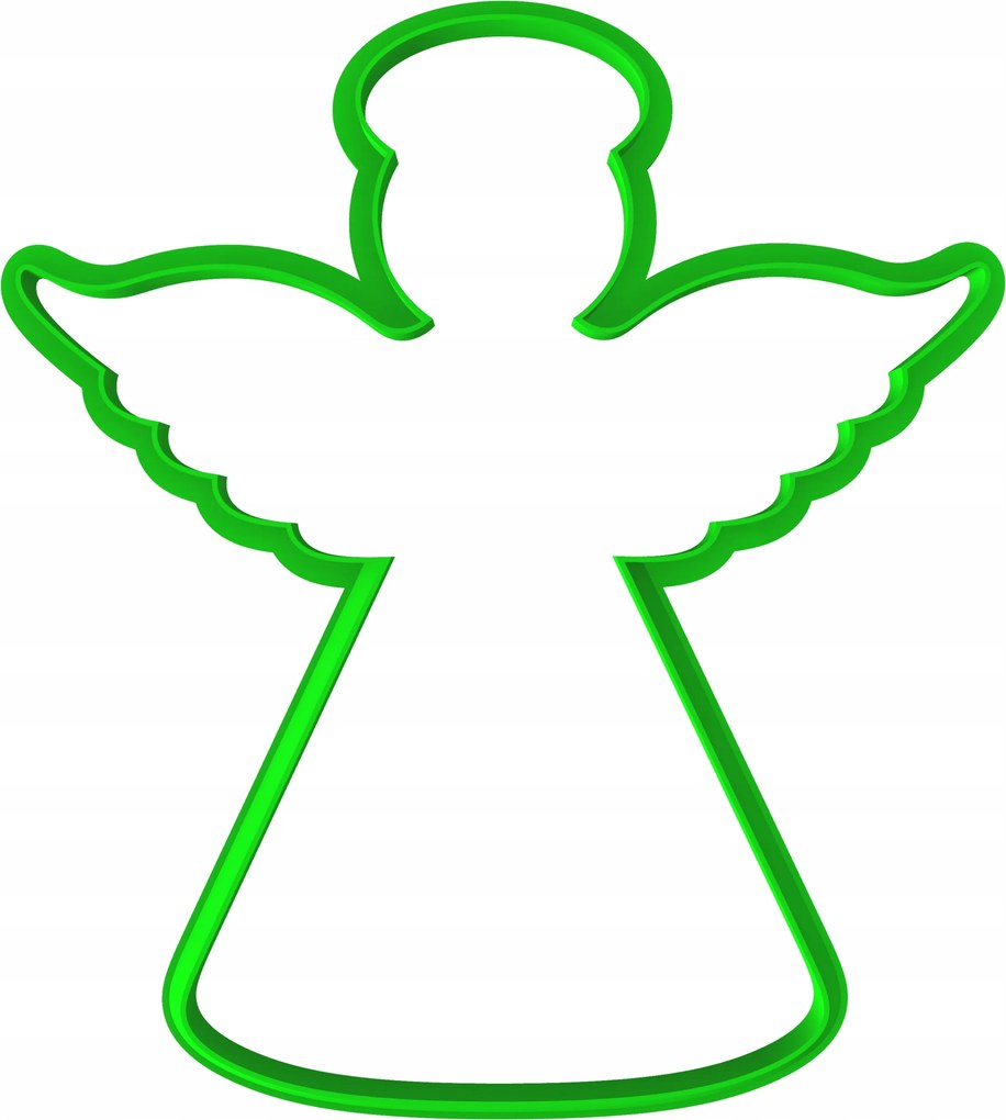 Karácsonyi Mézeskalács Forma Karácsonyi Nagy XXL Angyal 16cm