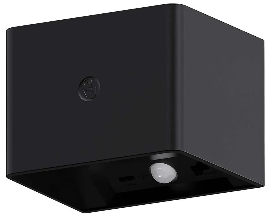 LED Fali lámpa érzékelővel MIRI LED/2,5W/3,7V 3000-6400K 4000 mAh fekete