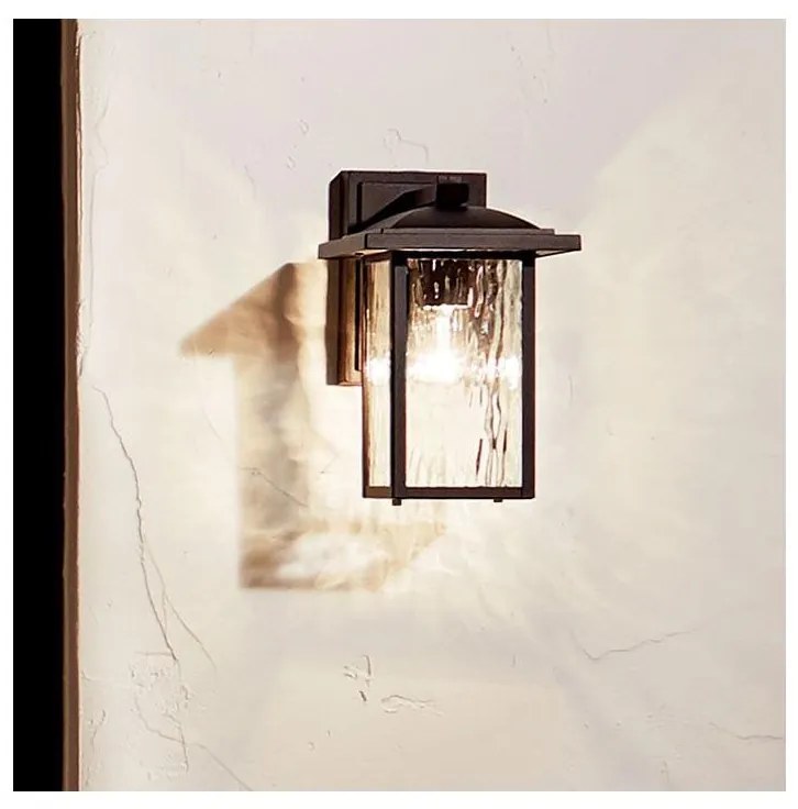 Kichler KL-CAPPANNA-S-BKT - Kültéri fali lámpa CAPPANNA 1xE27/60W/230V IP44