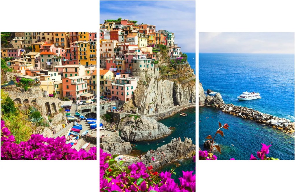 Kép - Manarola olasz falu (90x60 cm)