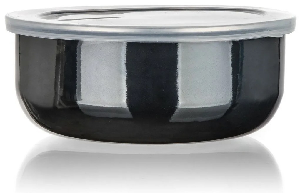 Banquet METALLIC Black zománcozott tálkészlet, 8db