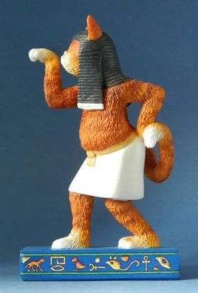 Parastone Figura 9 Lifes Tut Ankh Catmon Macska Gyömbér Ősi változatban. Egyiptom