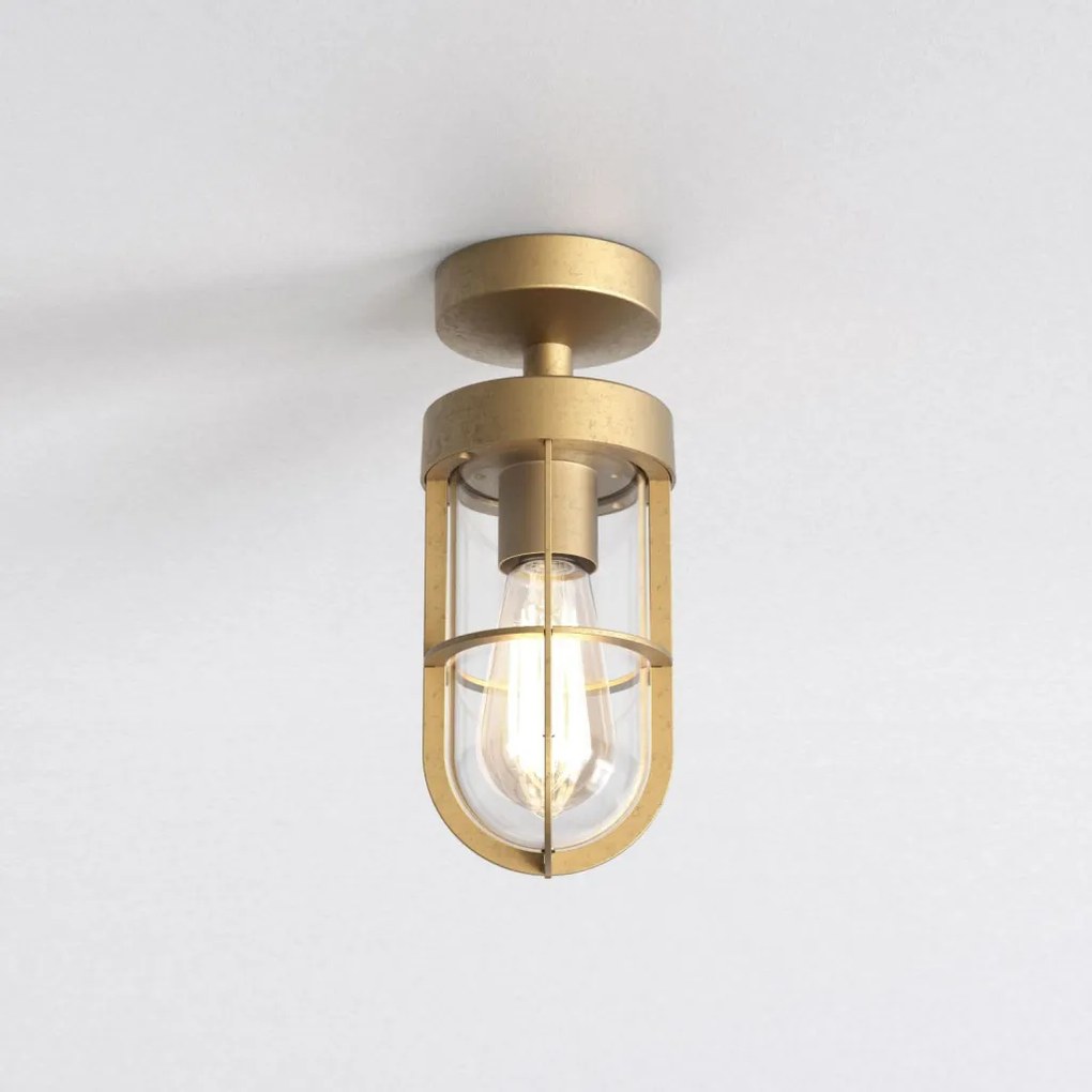 ASTRO LIGHTING 1368034 CABIN Klasszikus Kültéri Mennyezeti Lámpa Sárgaréz E27 IP20