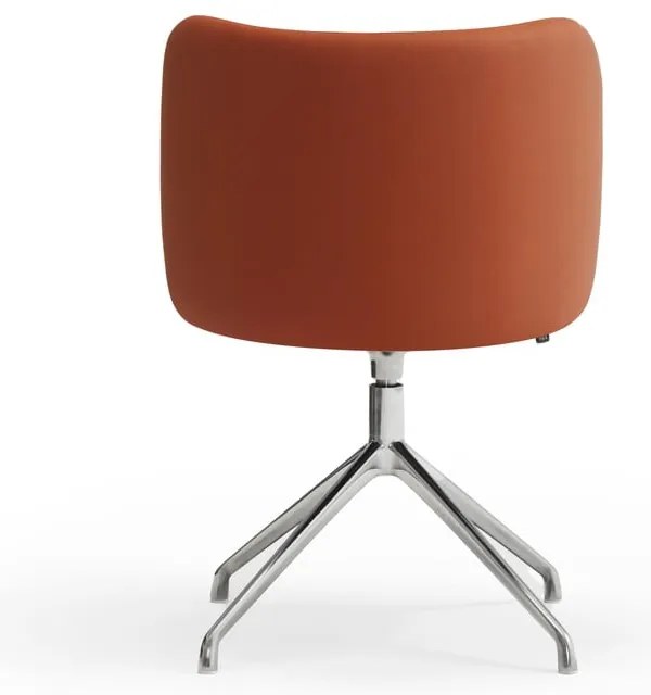 Narancssárga kárpitozott étkezőfotel Mogi – Teulat