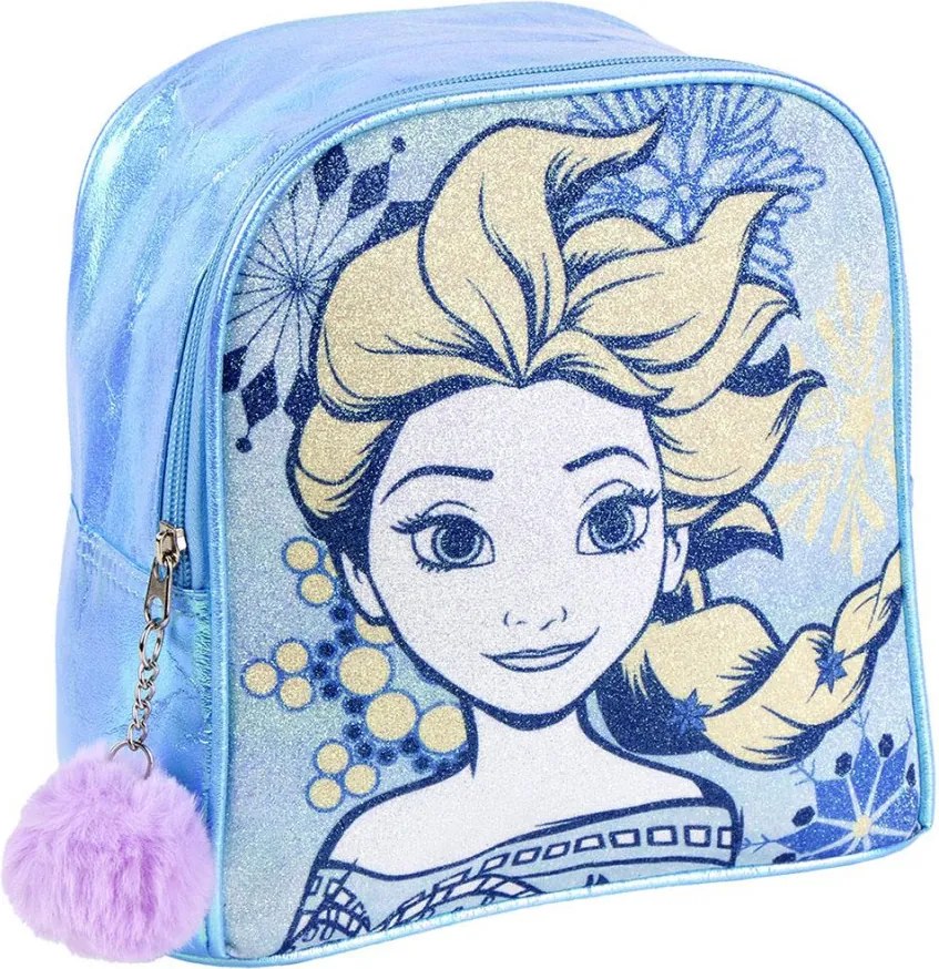 Disney Jégvarázs Sparkly hologrammos hátizsák, táska 21 cm