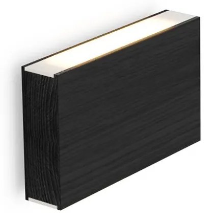 Fali lámpa LED120, külső meghajtó, szabályozható, többféle változat - TUNTO Modell: 200 mm-es tölgy, feketére pácolt, direkt és indirekt fény