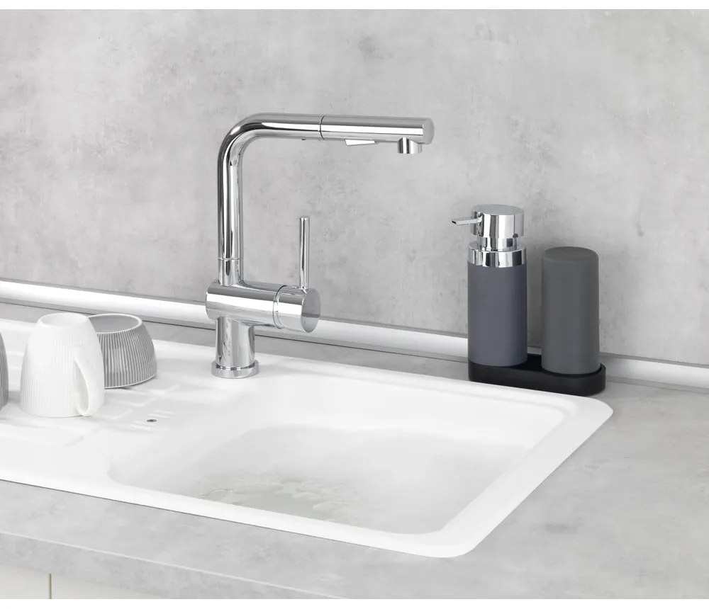 Szürke szilikon mosogató szett Easy Squeez-e – Wenko