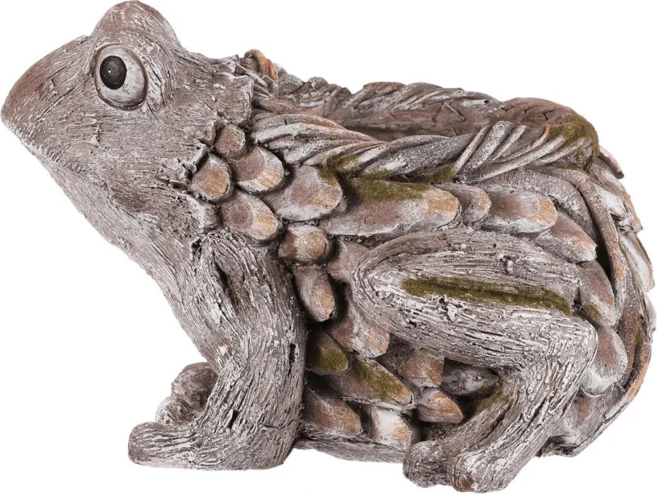 Béka virágtartó, magnézium, szürke