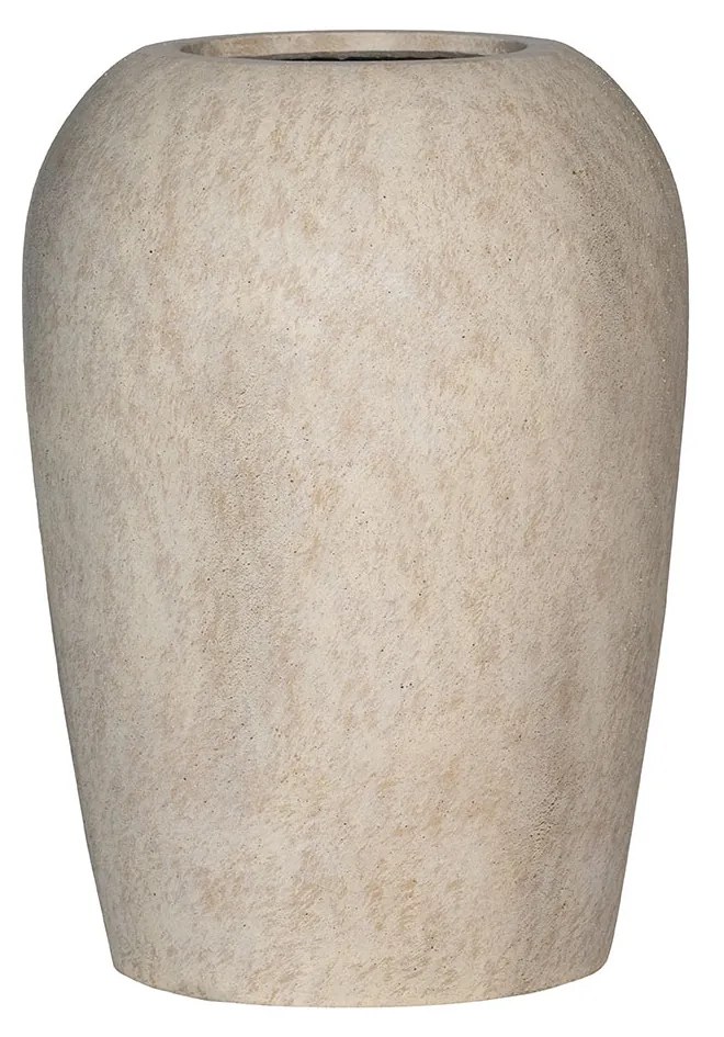 Pottery Pots Lena virágcserép, bézs travertin, többféle méretben - Fazekas edények méret: S - ⌀ 40 óra. 48 cm