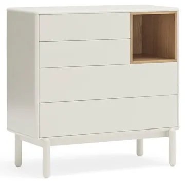 Krémszínű komód 90x90x40 cm Corvo – Teulat