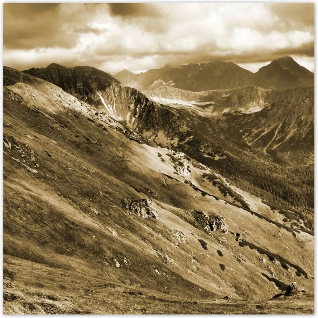 Poszterek 70x70 Tátra Lengyel hegyek Kilátás