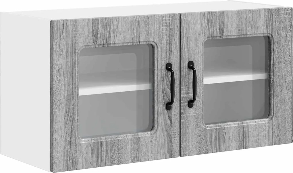 vidaXL Konyhaszekrény Kalmar Szürke Sonoma 80 x 31 x 40 cm Faanyag