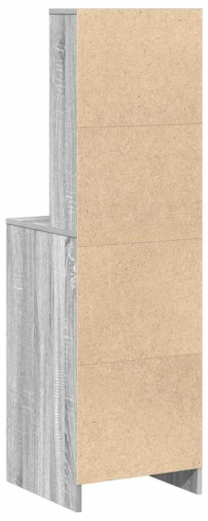 Magasfiú fiókkal Szürke sonoma 40 x 41 x 135 cm Faanyag