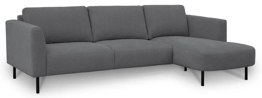Sötétszürke sarokkanapé (jobb oldali) Hero – Scandic