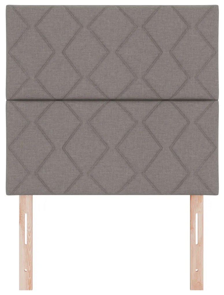 LED Fejtámla Gyémánt Blokkok Mintás Taupe 100 cm Szövetben