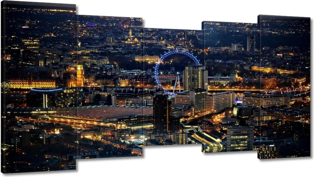 Festmények 150x80 London éjszaka