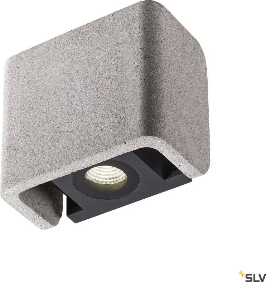 SLV 1003470 MANA Modern Kültéri Fali Lámpa Szürke LED IP65