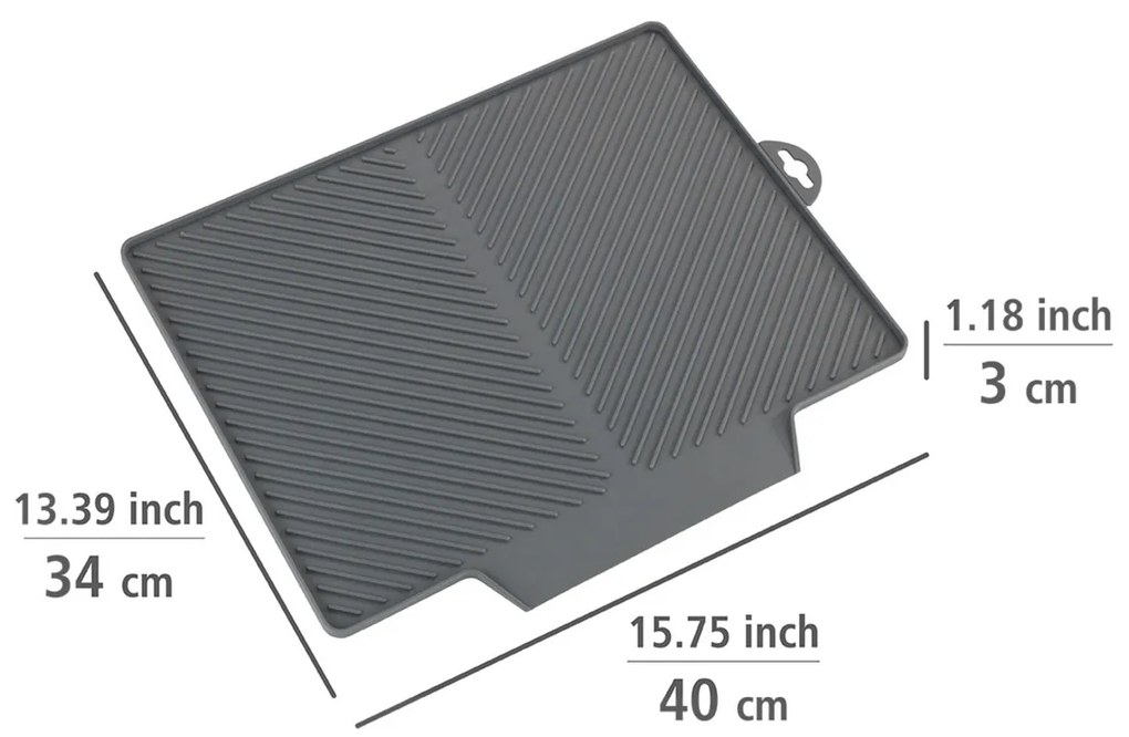 Wenko Nelia Maxi cseppfogó alátét, 40 × 35 cm, L