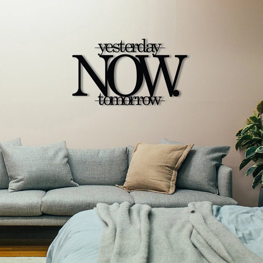 Fém fali dekoráció, Now