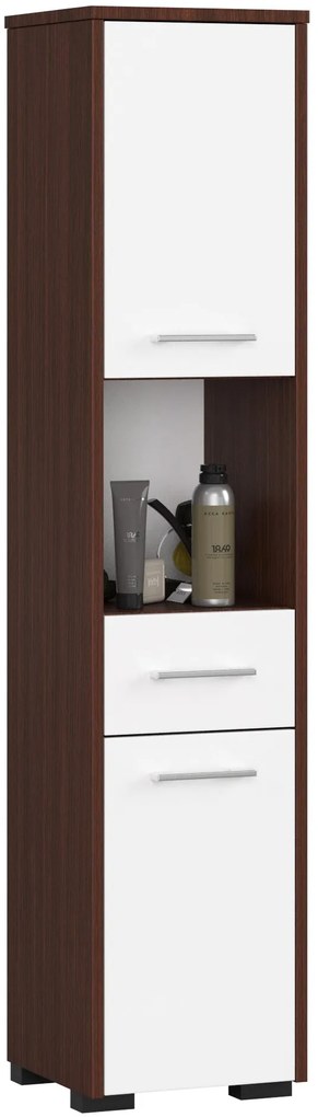Fürdőszoba szekrény Farid Típus 3 (wenge + fehér). 1069755