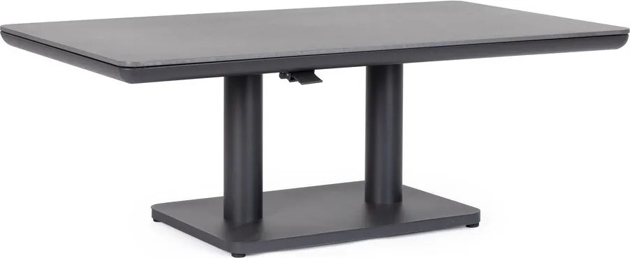 Alumínium kerti étkezőasztal 80x140 cm Miguel – Bizzotto