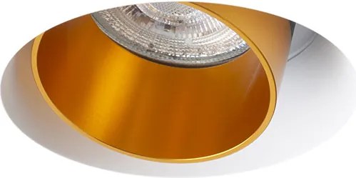 RENDL DAYTONA dönthető gipsz/szálcsiszolt sárgaréz 230V LED GU10 8W