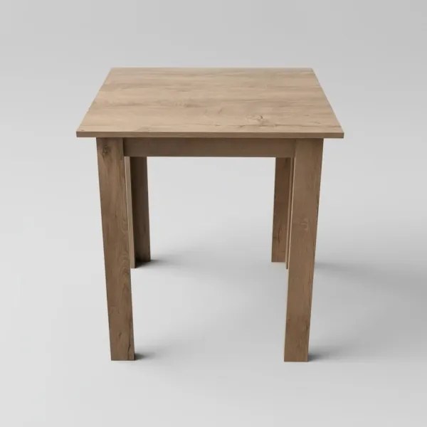 Négyzet alakú LEVI étkezőasztal, tölgyfa