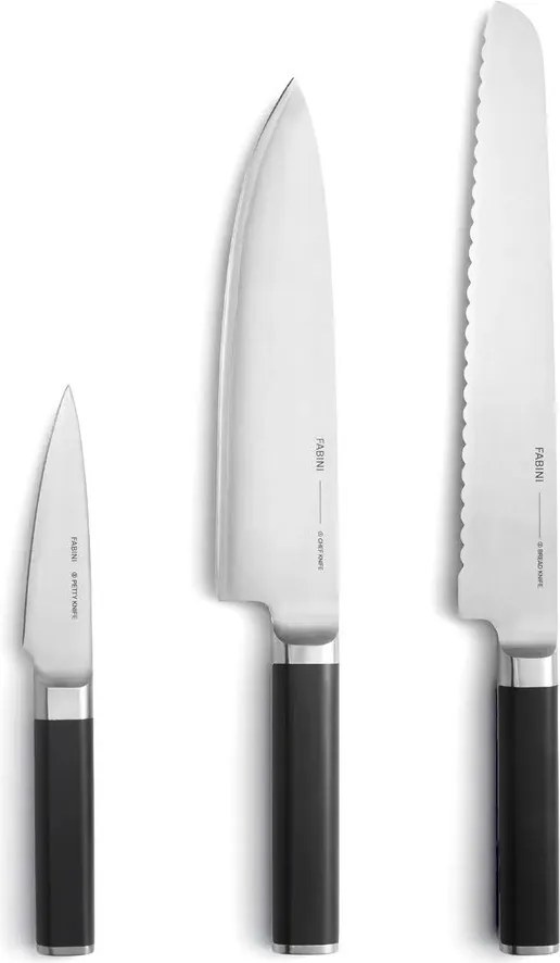 Rozsdamentes acél kés készlet 3 db-os Trino – FABINI