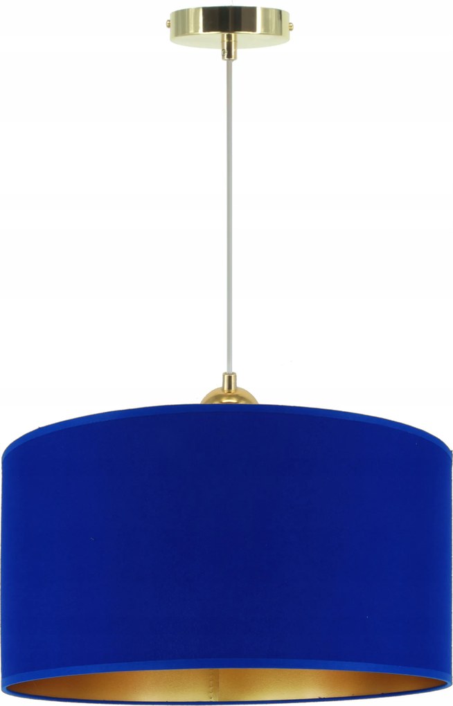 Modern mennyezeti függőlámpa kék lámpabúra 35cm nappali hálószoba Led