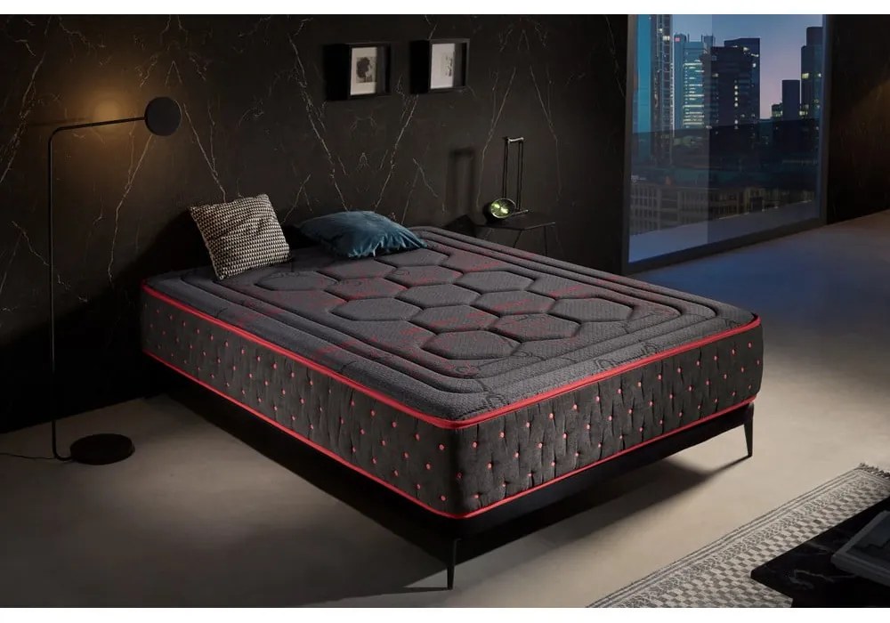 Kemény-közepes keménységű kétoldalas hab matrac 200x200 cm Hexaflex Moon – Moonia