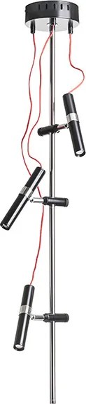 RENDL R12460 VIPER Többágú Függesztett Lámpa Króm IP20
