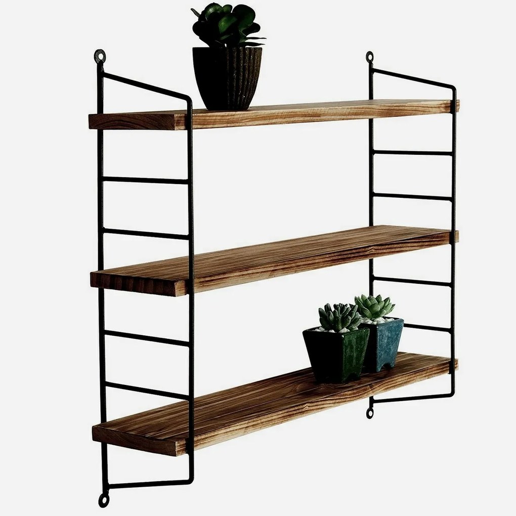 Polka Black and Walnut