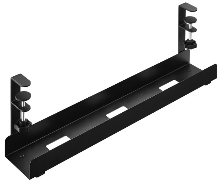 Kábelrendező íróasztalhoz, fekete CM1 LVN System LV0156