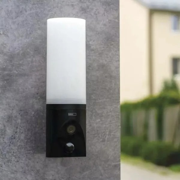 GoSmart LED/12W/230V IP65 Wi-Fi kültéri okos kamera világítással, fekete