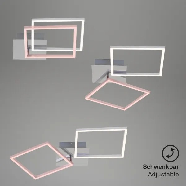 Briloner 3182-018 - LED Dimmelhető mennyezeti lámpa FRAME 2xLED/15,5W/230V