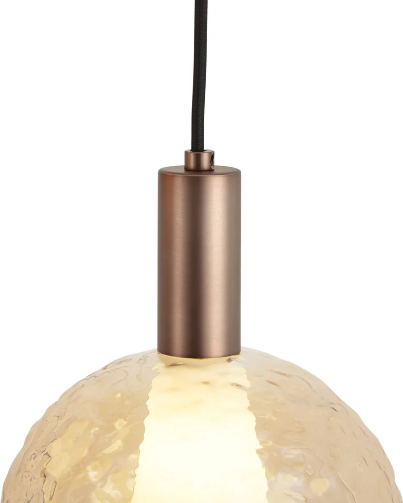 Design függőlámpa sötét bronz 3-lámpás - Ard