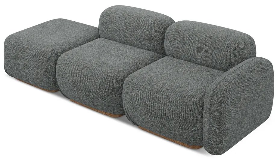 Szürke moduláris heverő (jobb oldali) Ailani – Makamii