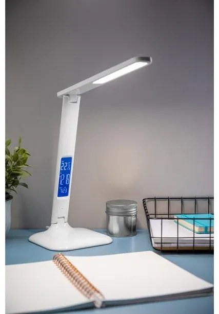 Lámpa Asztali LINEAR 7W, 420lm,mAC220-240V, 3-CCT, 5 fokozatú fényerő ,PF>0,5,RA>80, fehér