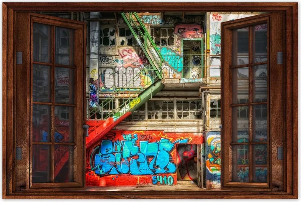 Poszterek 120x80 Graffiti Utcaművészet